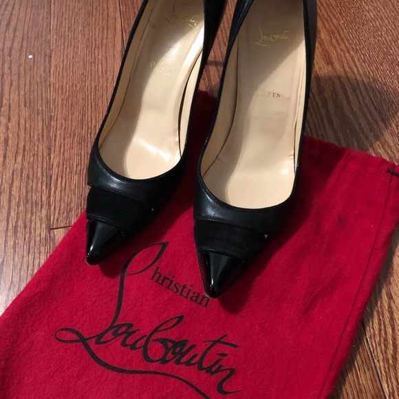 Christian Louboutin 85mm Black Heels - Picture 3 of 6